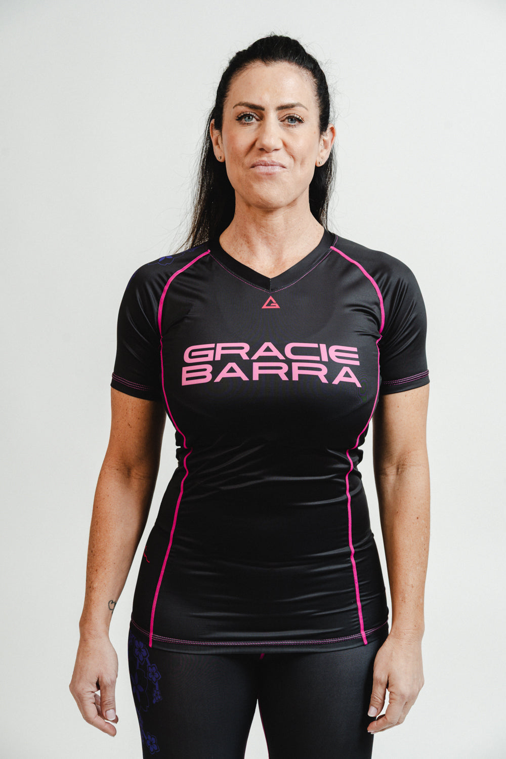 Sakura Womens Rashguard - Black