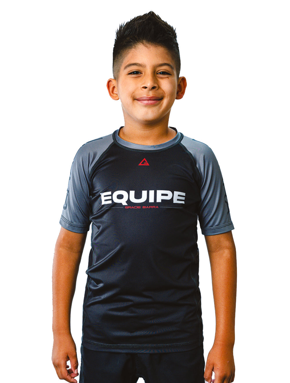 GB Edition S/S Youth Ranked Rashguard - Grey