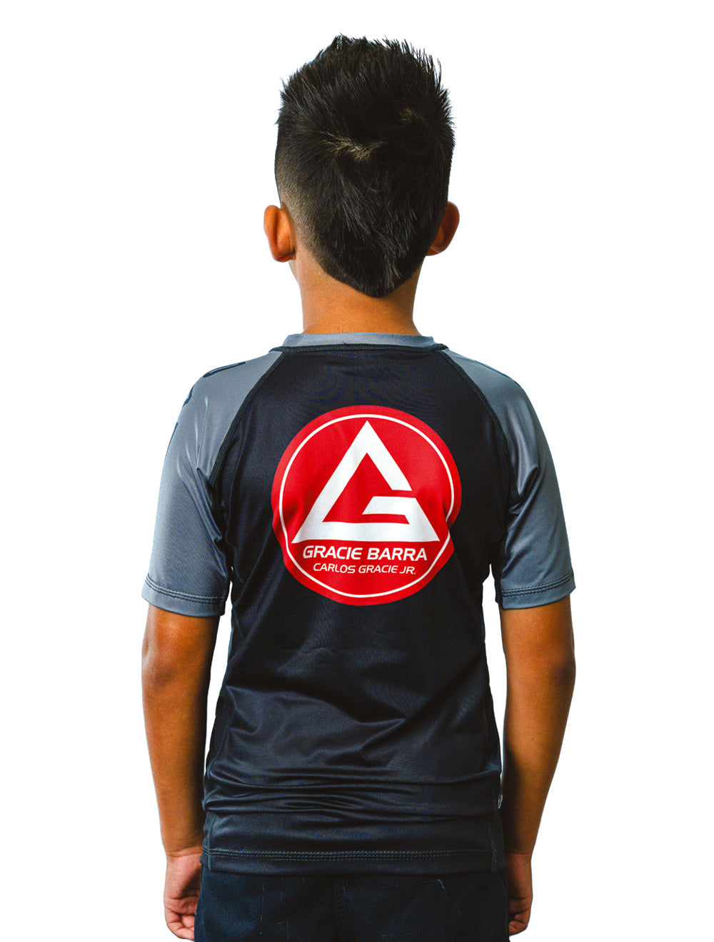 GB Edition S/S Youth Ranked Rashguard - Grey