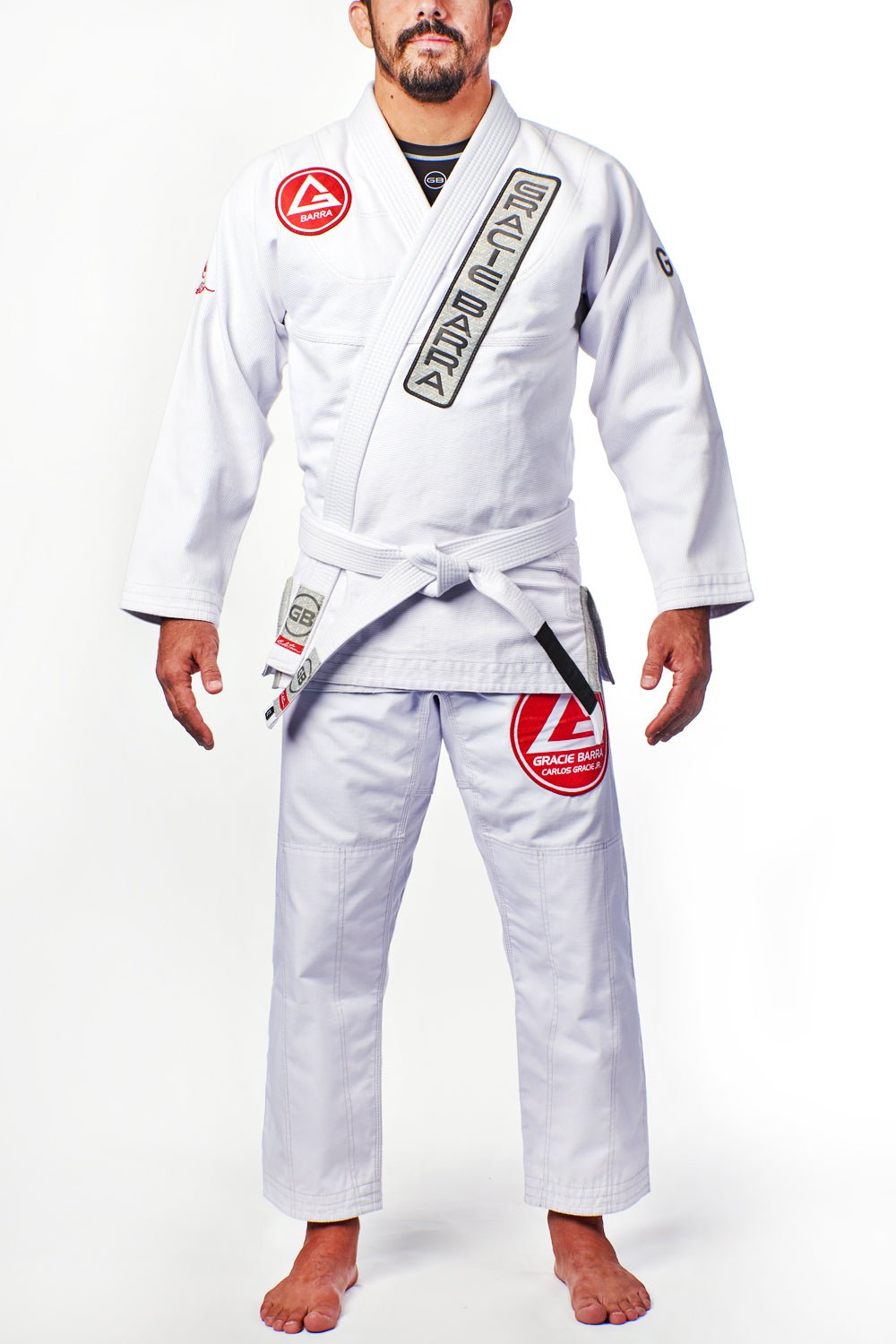 GB1 Kimono with Belt - White
