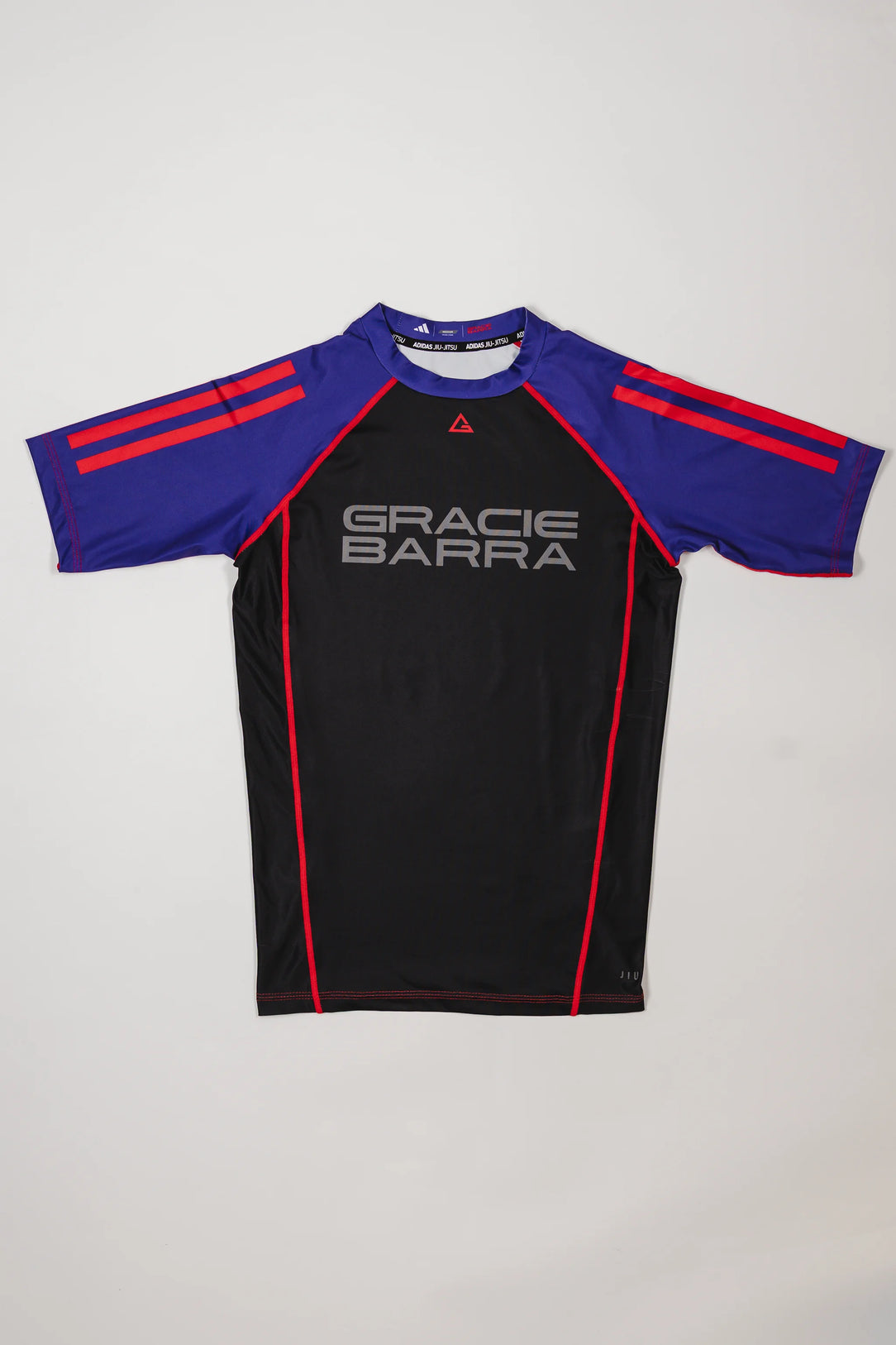 III Stripes Ranked Rashguard by adidas - Purple