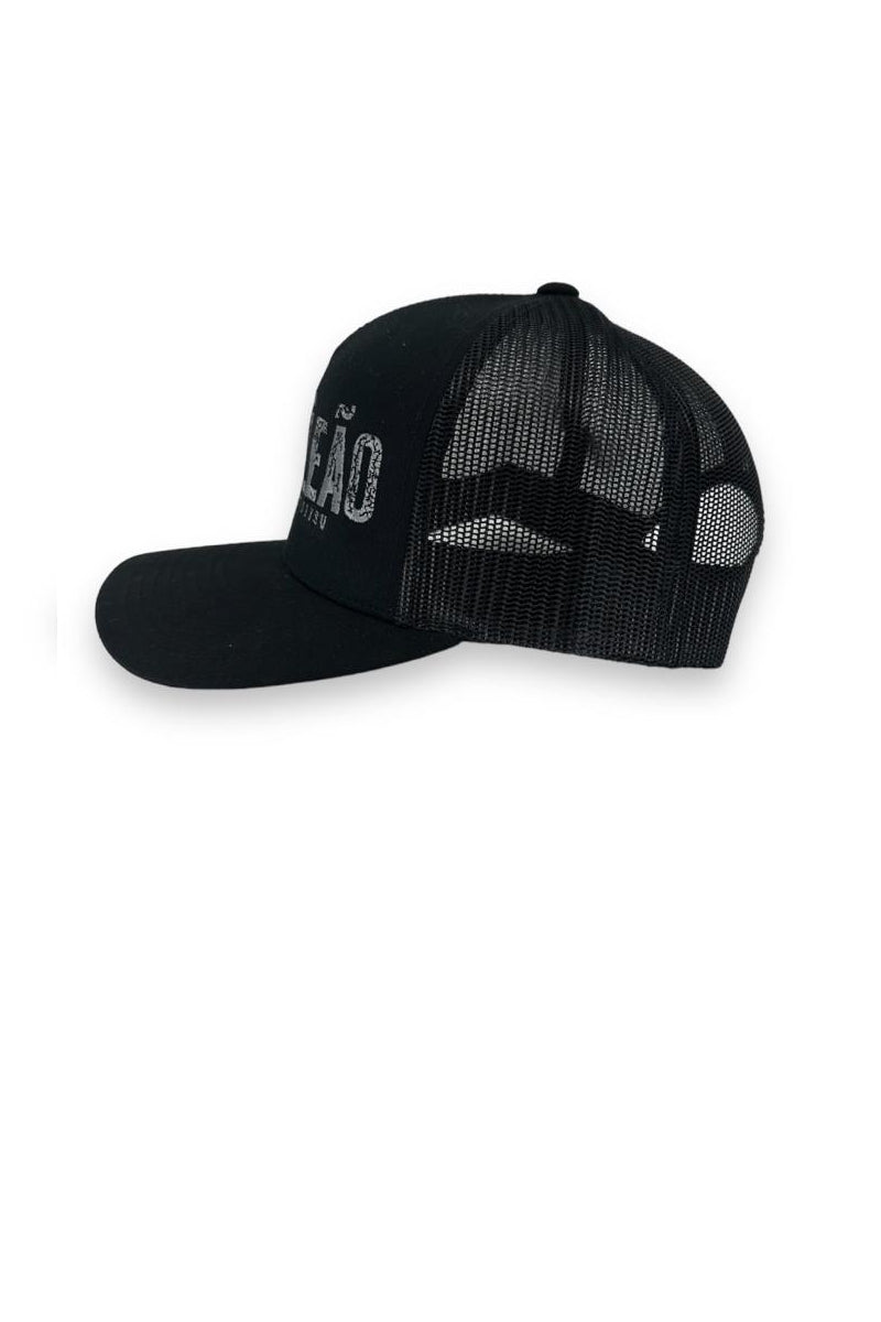 Mata Leao Snapback Trucker Cap - Black