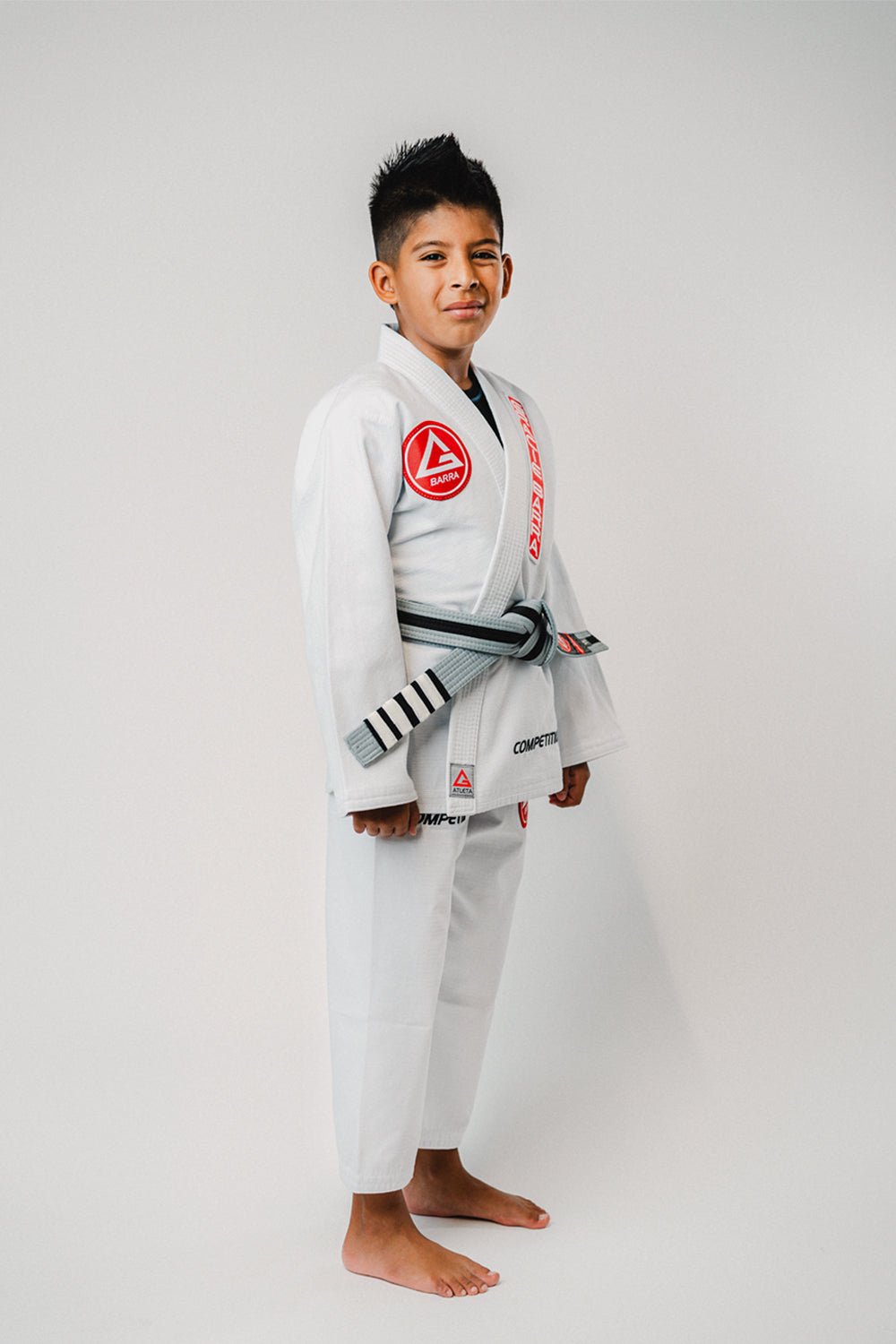 AtletaGB V4 Youth Kimono - White