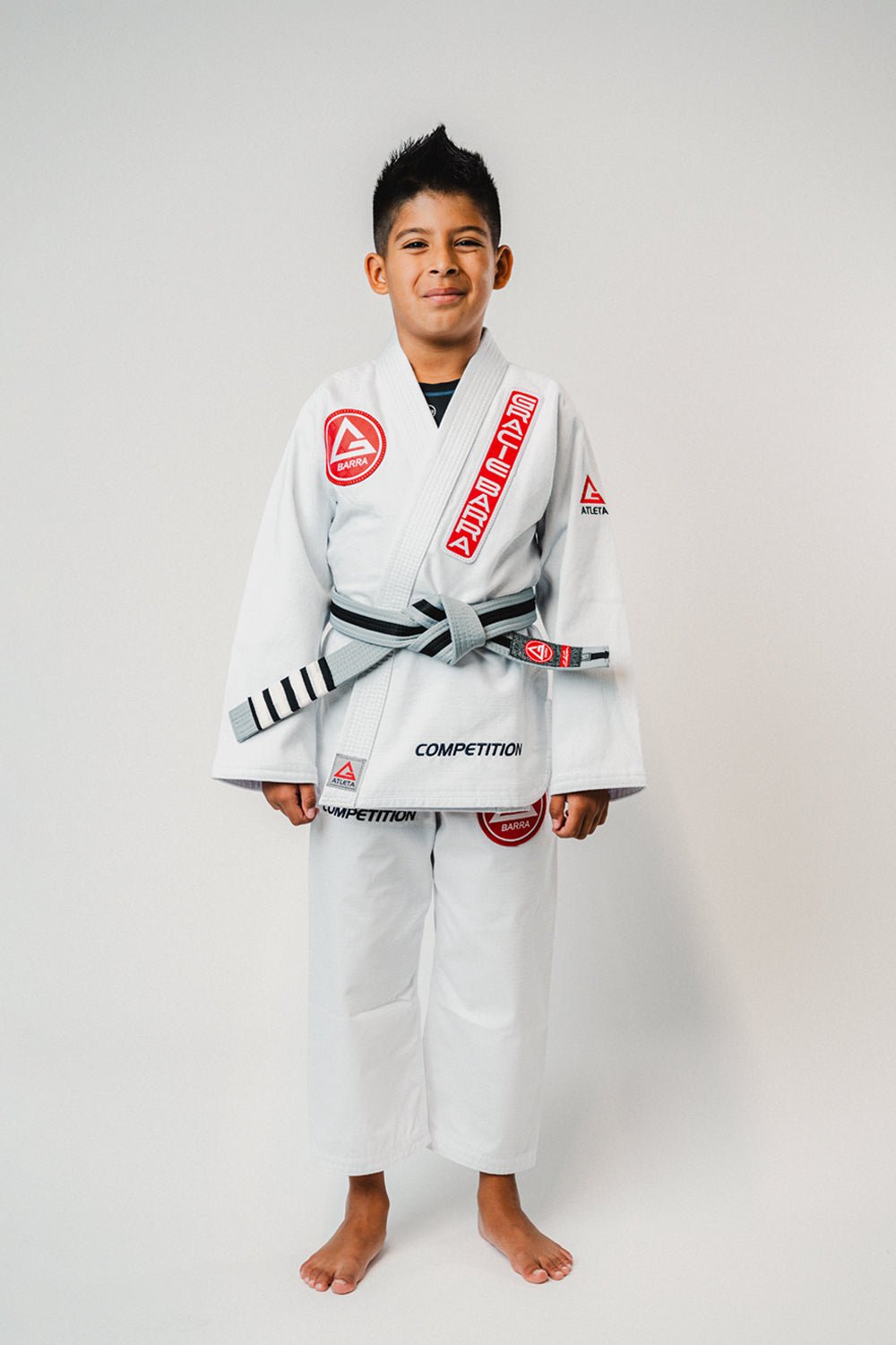 AtletaGB V4 Youth Kimono - White