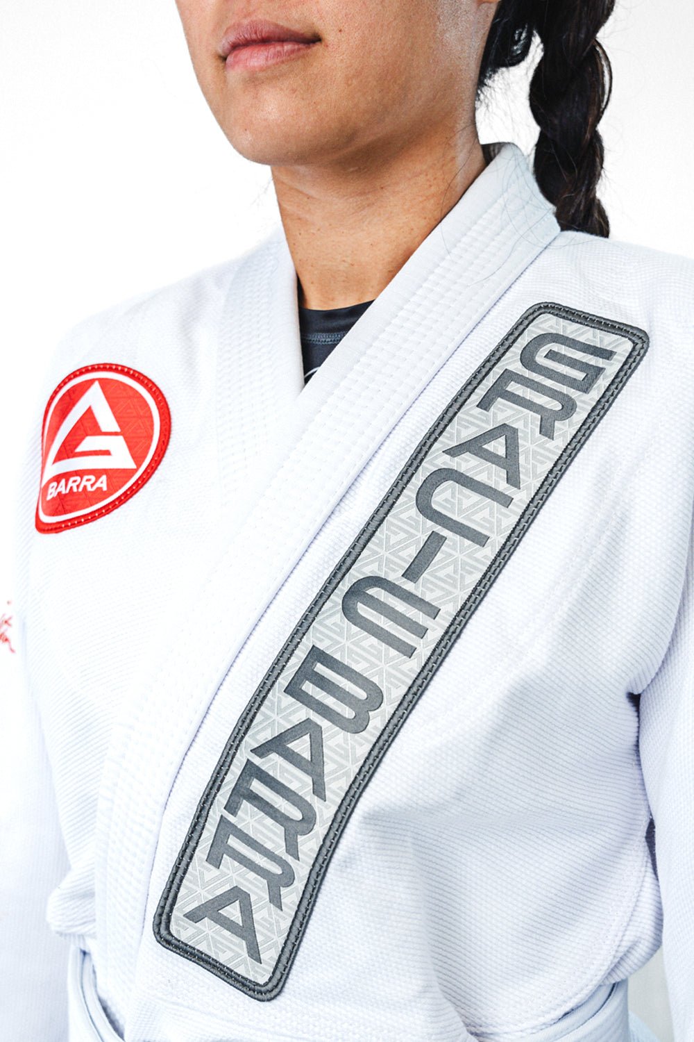 GB1 Womens Kimono with Belt - White