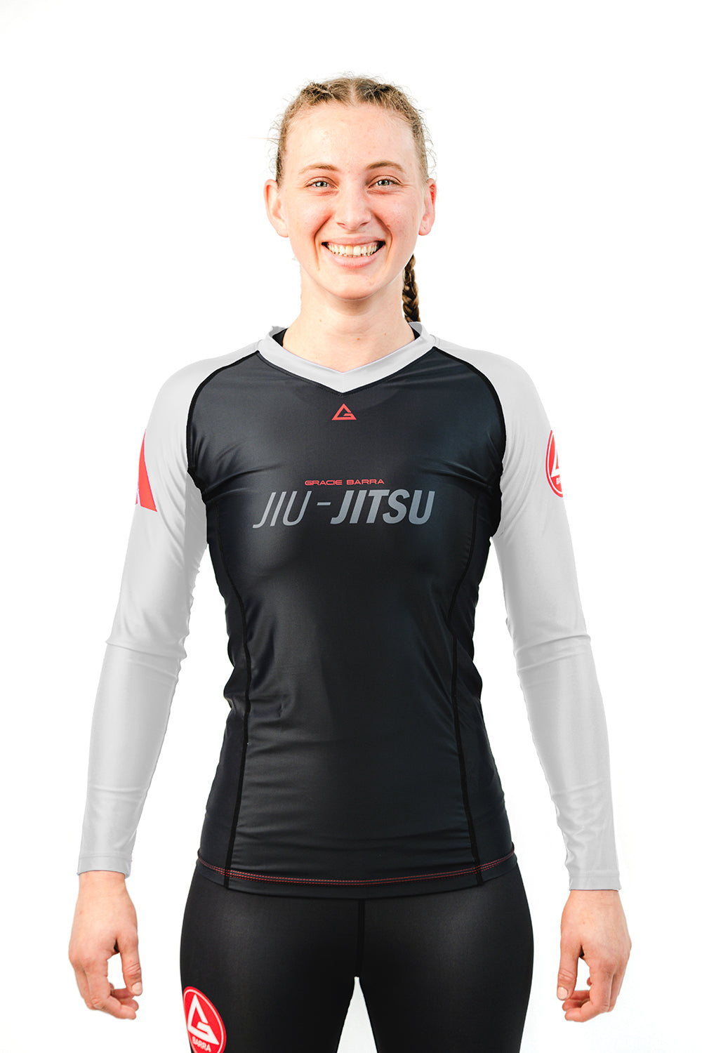 GB Performance L/S Womens Ranked Rashguard by Adidas - White