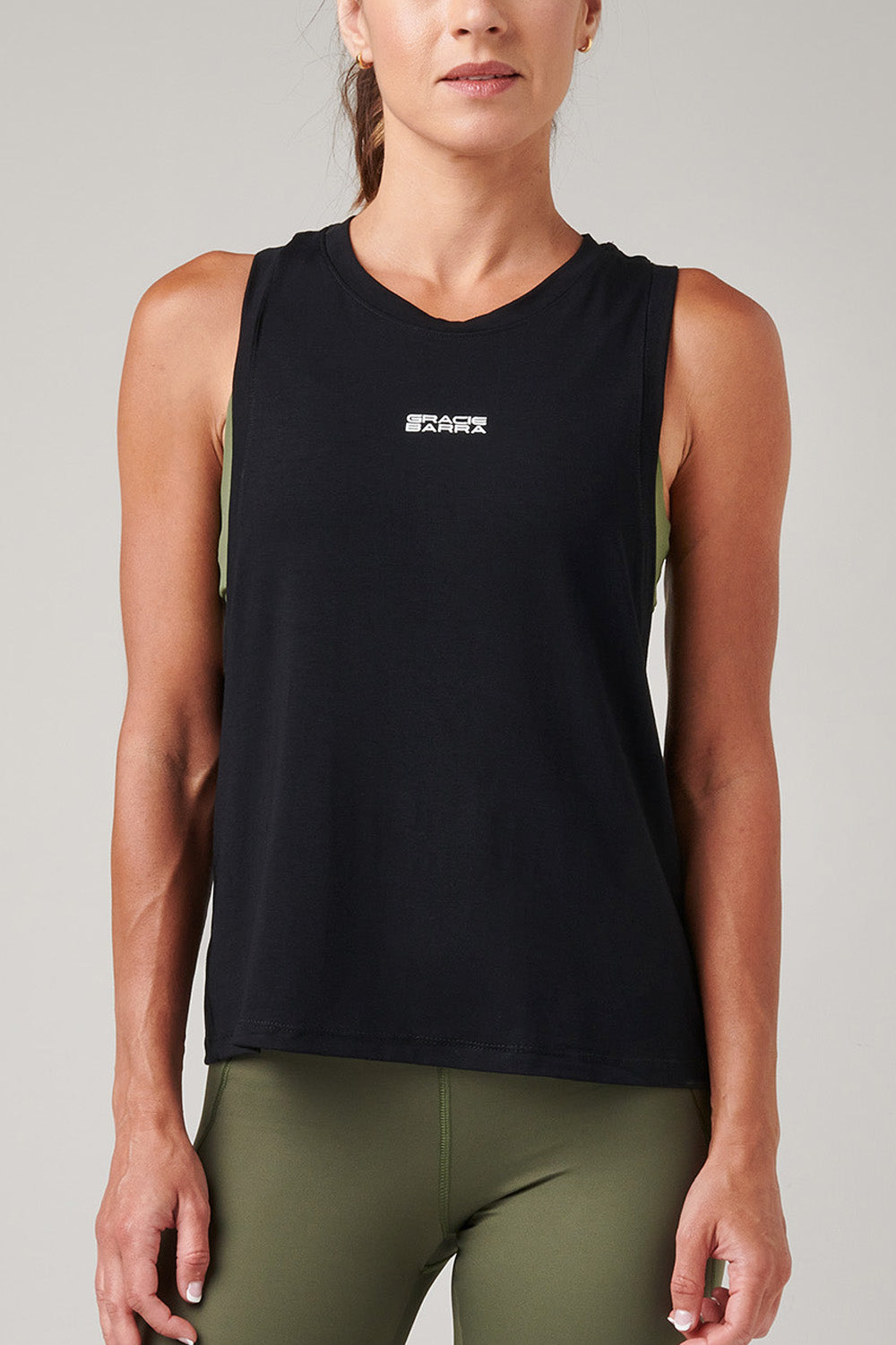 GB Elevate Longline Tank - Black