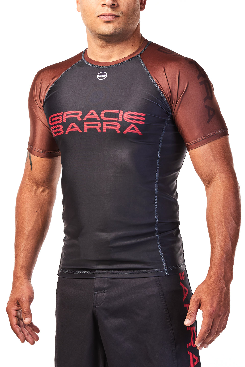 Mens Ranked Rashguard V2 - Brown