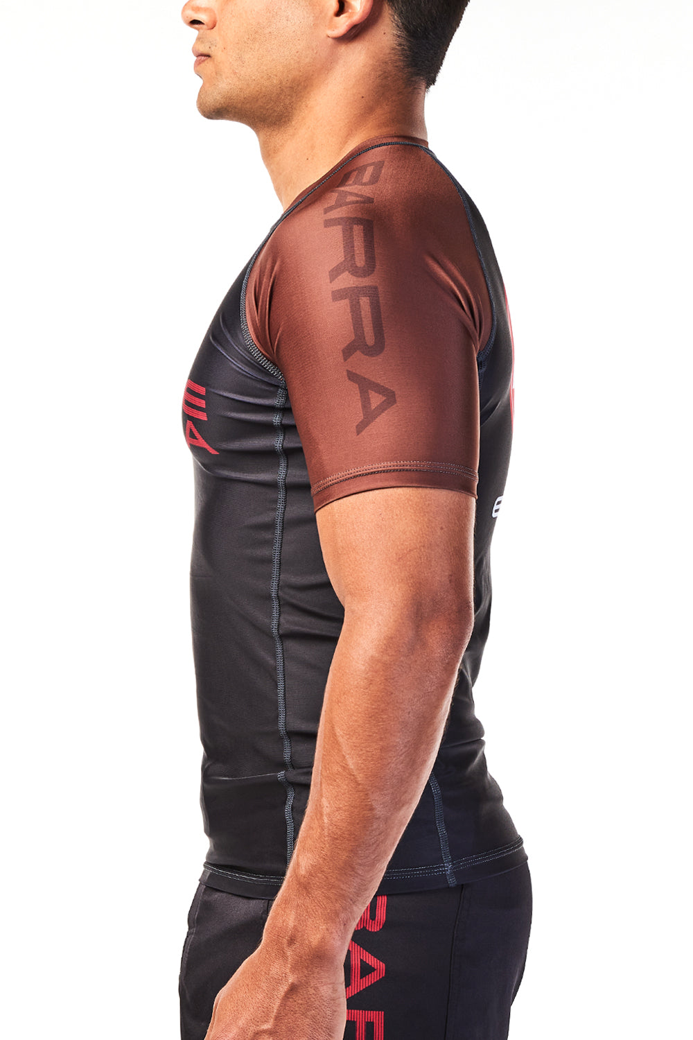 Mens Ranked Rashguard V2 - Brown
