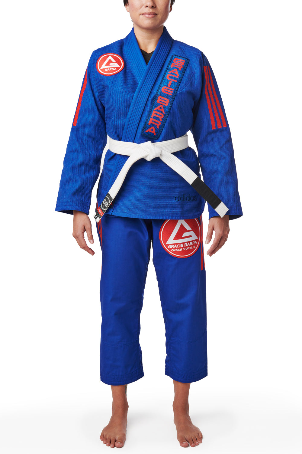 GB Competition Womens Kimono V2 by Adidas - Blue