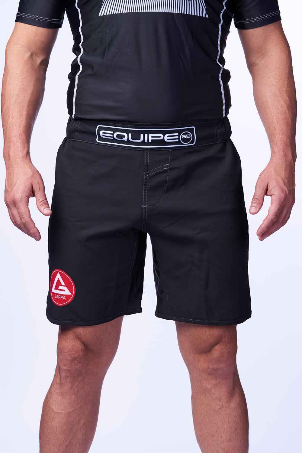 Unisex Training Short Velcroless Fitted - Black