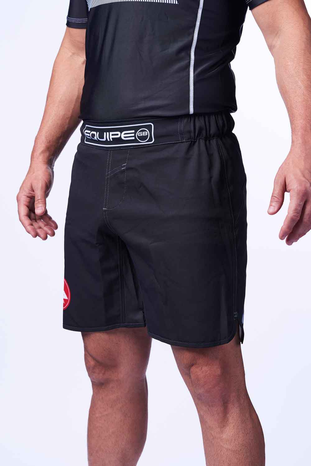 Unisex Training Short Velcroless Fitted - Black