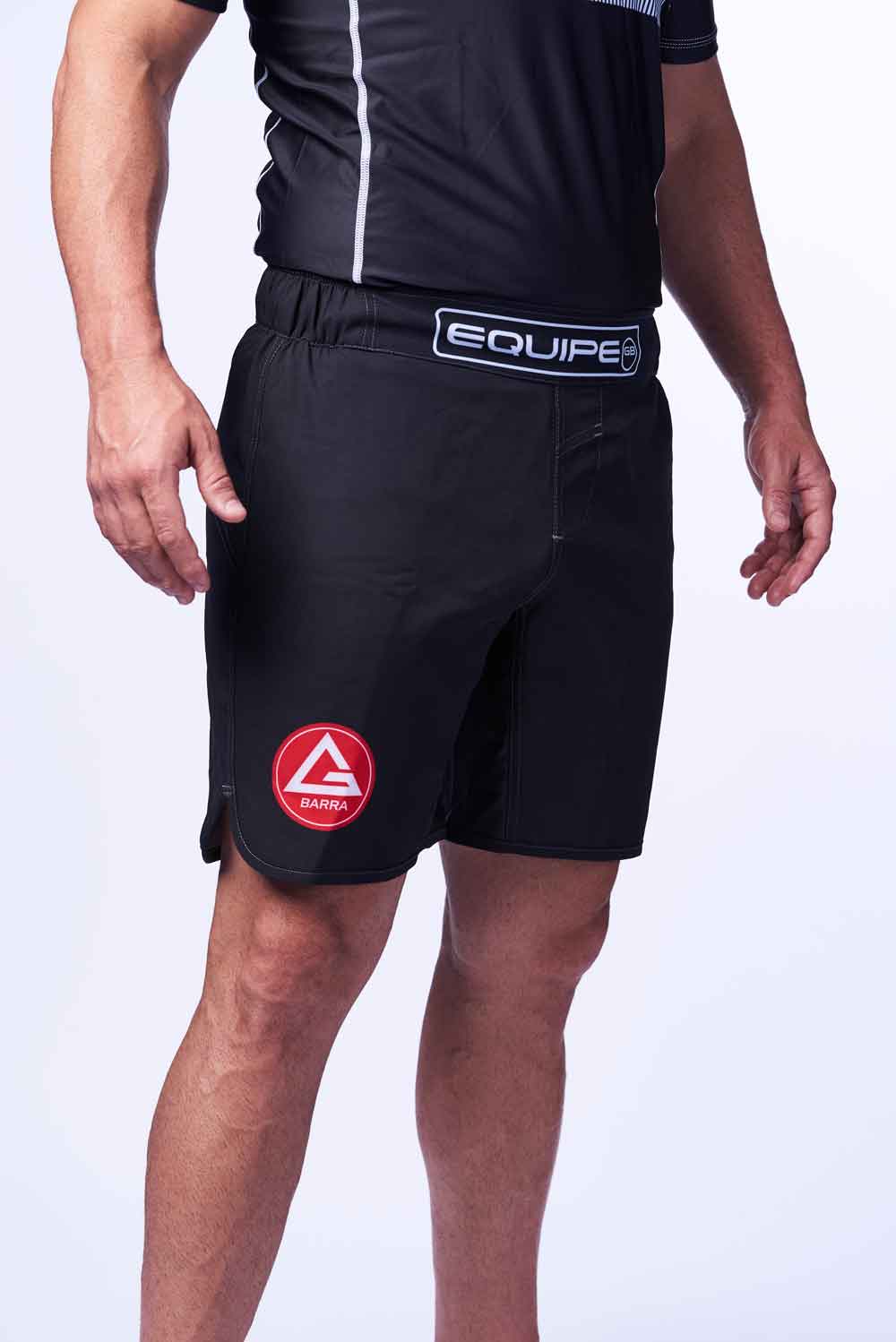Unisex Training Short Velcroless Fitted - Black