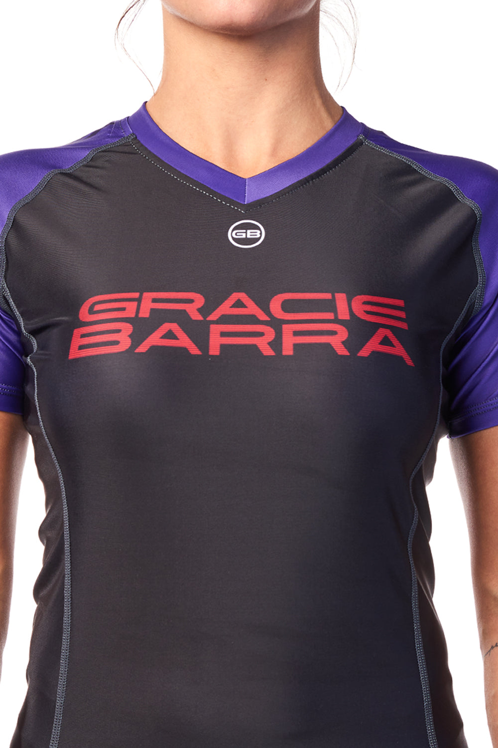 Womens Ranked Rashguard V2 - Purple