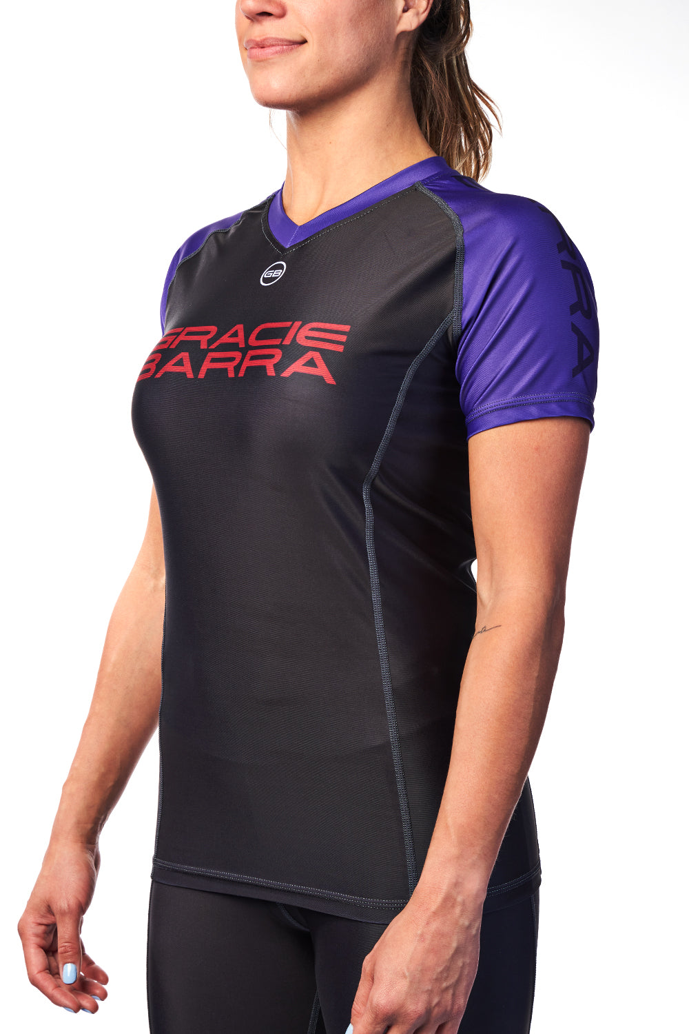 Womens Ranked Rashguard V2 - Purple
