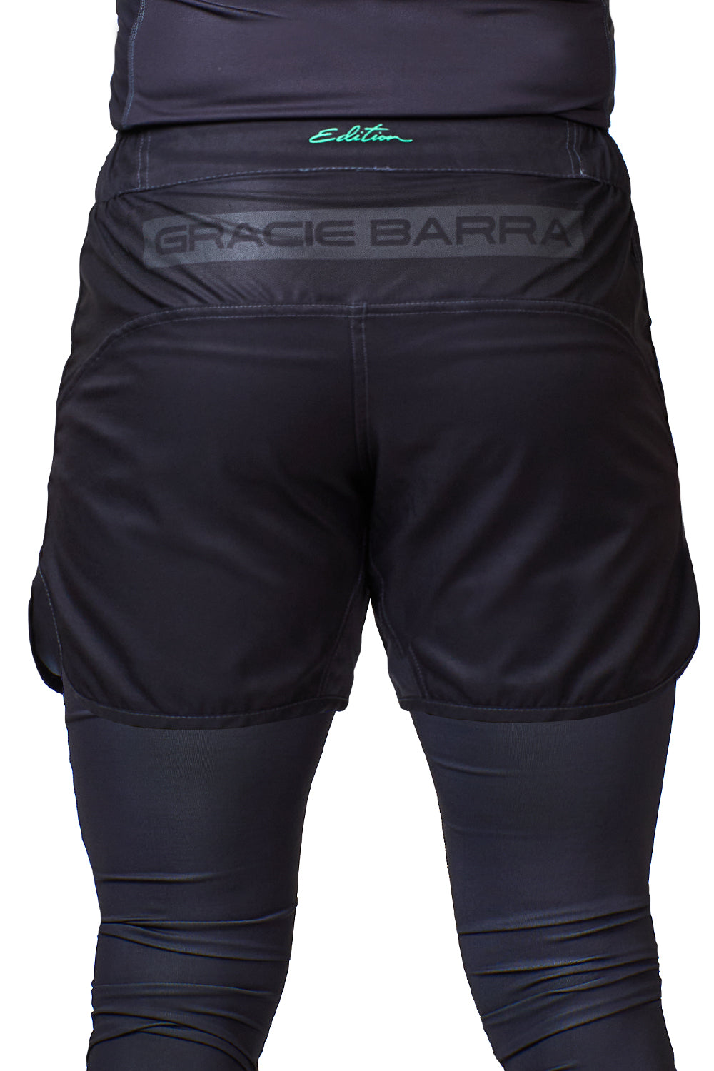 GB Edition Mens Velcroless Training Shorts - Black
