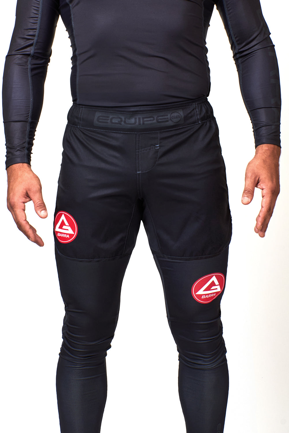 GB Edition Mens Velcroless Training Shorts - Black