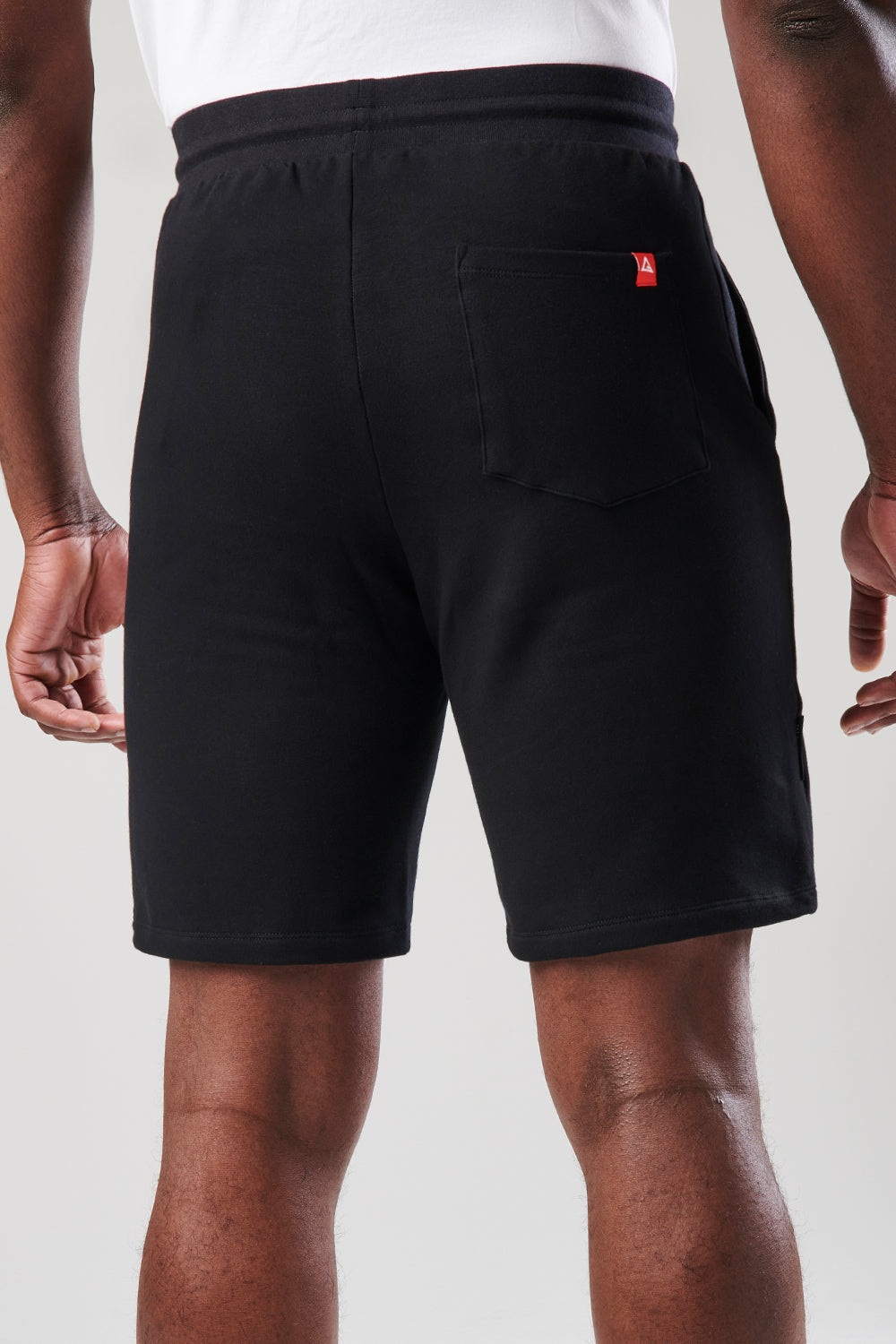 Red Shield Classic Lounge Short - Black