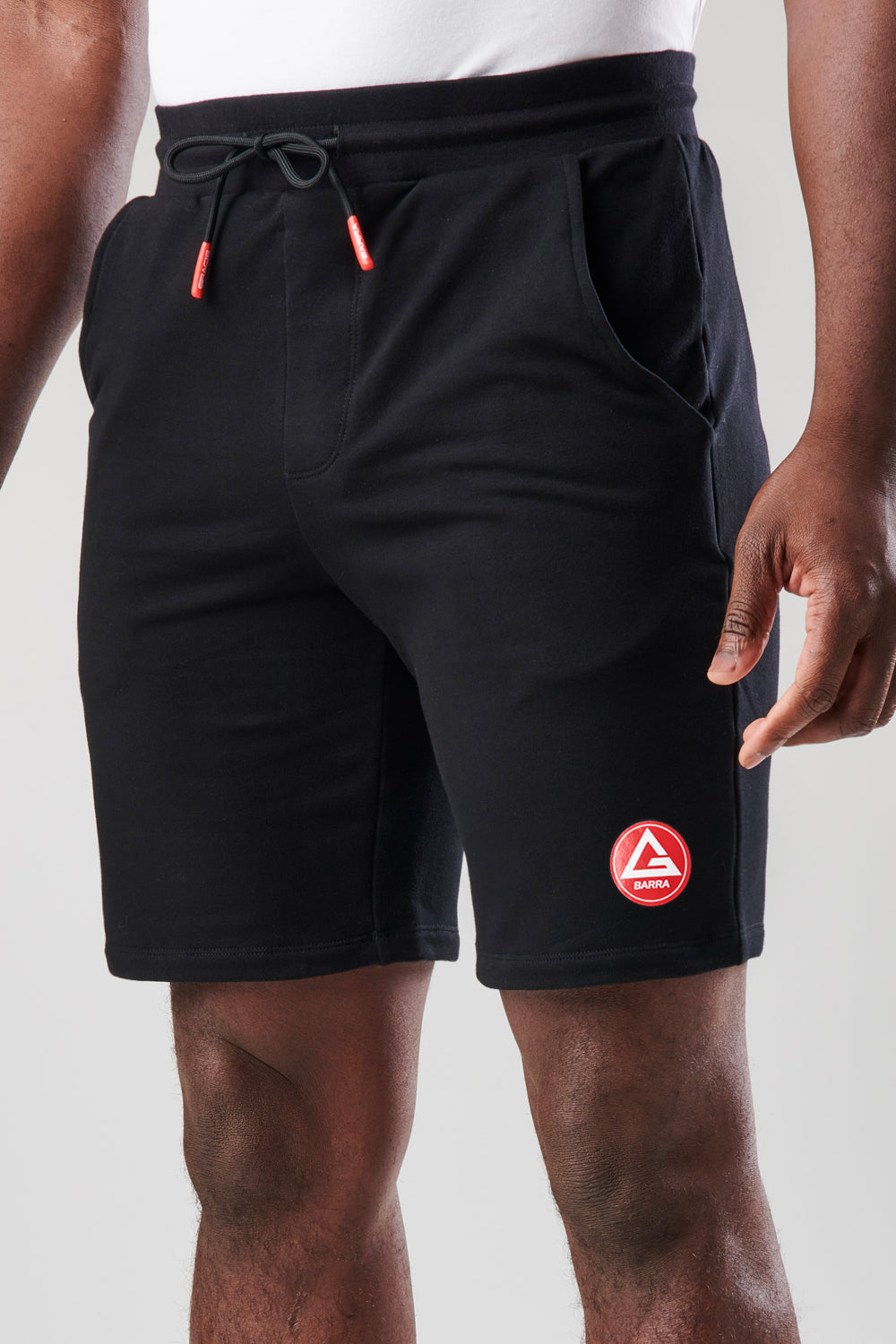 Red Shield Classic Lounge Short - Black
