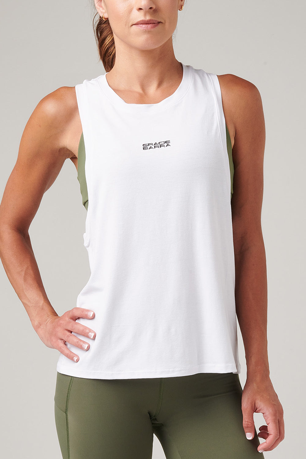 GB Elevate Longline Tank - White – GB Wear Canada